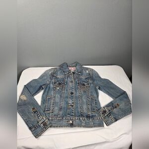 Jimmy'z Surf Co EST 1984 California Jean jacket Juniors Sz Small